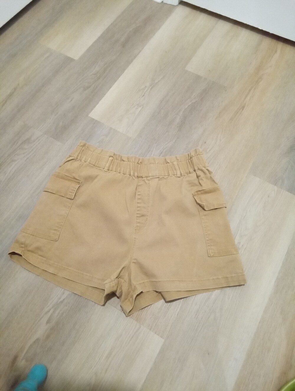 NOBO No Boundaries Junior's XXL/19 Dark Khaki Cargo Shorts w/Pull-On Waistband